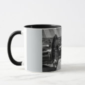 Schwarzweiss-Tenorsaxofon Tasse (Links)