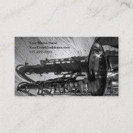 Schwarzweiss-Tenorsaxofon Visitenkarte