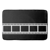 Schwarzweiss-Theater-Drama-Bad-Dekor Badematte (Vorderseite)