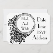 Schwarzweiß-Themenabend Einladung (Vorderseite)