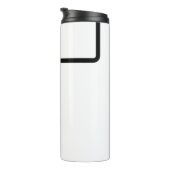 Schwarzweiß Thermosbecher (Nach rechts gedreht)