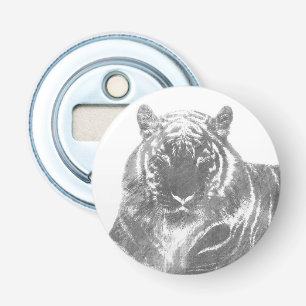 Schwarzweiß-Tiger Flaschenöffner
