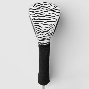 Schwarzweiss-Tiger-Streifen Golf Headcover