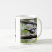 Schwarzweiss-Trällerer Kaffeetasse (VorderseiteRechts)