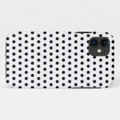 Schwarzweiss-Tupfen-Muster. Spotty. Case-Mate iPhone Hülle (Rückseite (Horizontal))