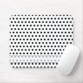 Schwarzweiss-Tupfen-Muster. Spotty. Mousepad (Mit Mouse)