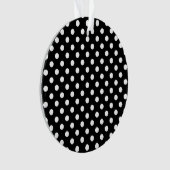 Schwarzweiss-Tupfen Ornament (Vorderseite)