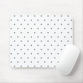 Schwarzweiss-Tupfen-Stellen Mousepad (Mit Mouse)