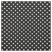 Schwarzweiss-Tupfen Stoff (Muster)