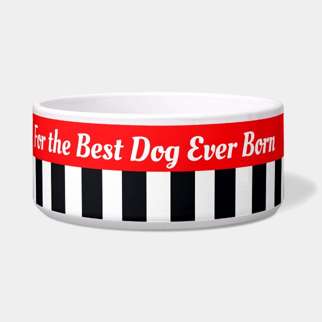 Schwarzweiß und Weiß Napf (Vorderseite)