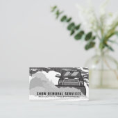 Schwarzweiß und Weiß: Visitenkarte (Stehend Vorderseite)