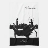 Schwarzweiss-Vience Italien Handtuch (Vertikal)