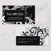 Schwarzweiss-Visitenkarten Visitenkarte (Vorne/Hinten)