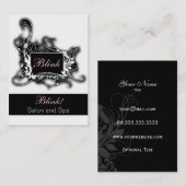 Schwarzweiß-Visitenkarten Visitenkarte (Vorne/Hinten)