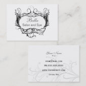 Schwarzweiß-Visitenkarten Visitenkarte (Vorne/Hinten)