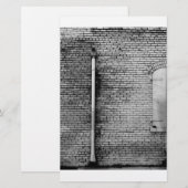 Schwarzweiss-Wand-Briefpapier Briefpapier (Vorne/Hinten)