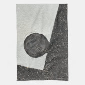 Schwarzweiss-Wasser Geschirrtuch (Vertikal)