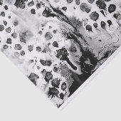 Schwarzweiss-Wasserbeschaffenheitsentwurf, Seidenpapier (Ausschnitt)