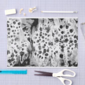 Schwarzweiss-Wasserbeschaffenheitsentwurf, Seidenpapier (Handwerk)