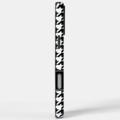 Schwarzweiß-Weiß-Hahnentrittmuster Personalisiert Case-Mate iPhone Hülle (Rückseite / Rechts)