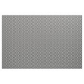 Schwarzweiss-Windungs-geometrisches Muster-Gewebe Stoff (Yard (91,4 cm))