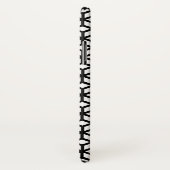 Schwarzweiss-Würfel-Muster Case-Mate iPhone Hülle (Hinten/Rechts)