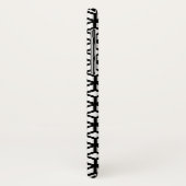 Schwarzweiss-Würfel-Muster Case-Mate iPhone Hülle (Hinten/Links)