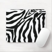 Schwarzweiss-Zebra-Druck Mousepad (Mit Mouse)