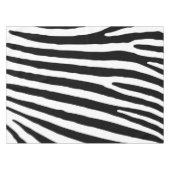 Schwarzweiss-Zebra-Druck-Muster Tischdecke (Vorderseite (Horizontal))