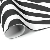 Schwarzweiß-Zebra-Druckmuster Geschenkpapier (Rolleneckpunkt)