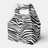 Schwarzweiß-Zebra Geschenkschachtel (Rückseite)