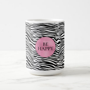 Schwarzweiß-Zebra Kaffeetasse