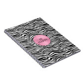 Schwarzweiß-Zebra Notizblock (Rechte Seite)