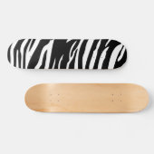 Schwarzweiß Zebra Print Animal Mini Skateboard (Horizontal)