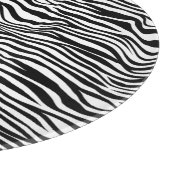 Schwarzweiß-Zebra Schneidebrett (Ecke)