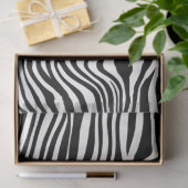 Schwarzweiß-Zebra Seidenpapier (Geschenk)