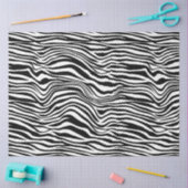 Schwarzweiß-Zebra Seidenpapier (Basteln)