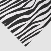 Schwarzweiß-Zebra Seidenpapier (Ausschnitt)