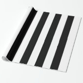 Schwarzweiss-Zebra stripes Muster Geschenkpapier (Ungerollt)