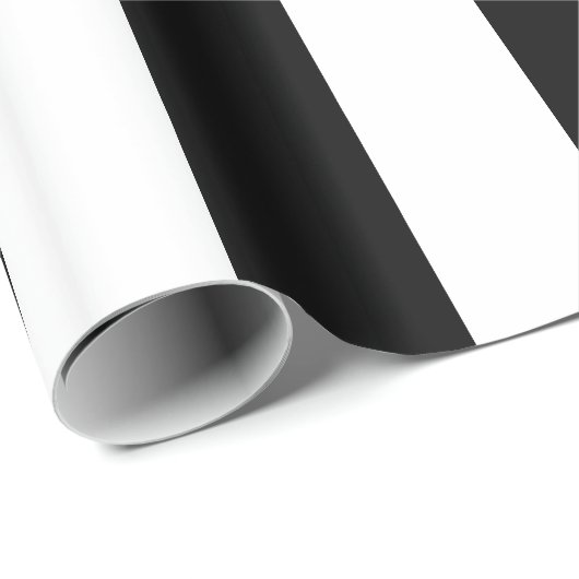 Schwarzweiss-Zebra stripes Muster Geschenkpapier (Rolleneckpunkt)
