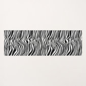 Schwarzweiß-Zebra Yogamatte (Rückseite (Horizontal))