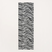 Schwarzweiß-Zebra Yogamatte (Vorderseite)