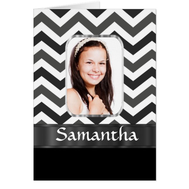 Schwarzweiß Zickzack (Vorne)