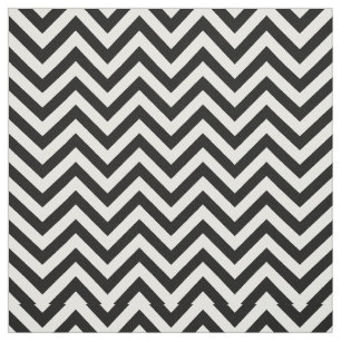 Schwarzweiss-Zickzack Stripes Zickzack Muster Stoff