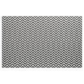 Schwarzweiss-Zickzack Stripes Zickzack Muster Stoff (Fat Quarter (45,7 x 55,9 cm))