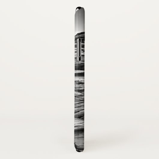 Schwarzweiss-Zion Kunst-Bonsais-Baum Case-Mate iPhone Hülle (Hinten/Rechts)