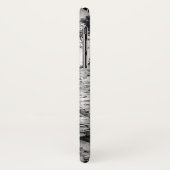 Schwarzweiss-Zion Kunst-Bonsais-Baum Case-Mate iPhone Hülle (Hinten/Links)