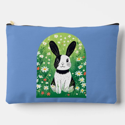 Schwarzweiß Zubehörtasche (Vorderseite)