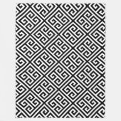 Schwarzweißbachelor Fleecedecke (Vorderseite)