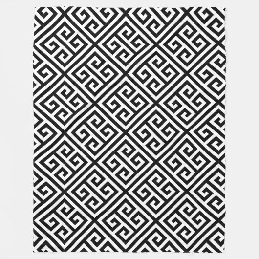 Schwarzweißbachelor Fleecedecke (Vorderseite)